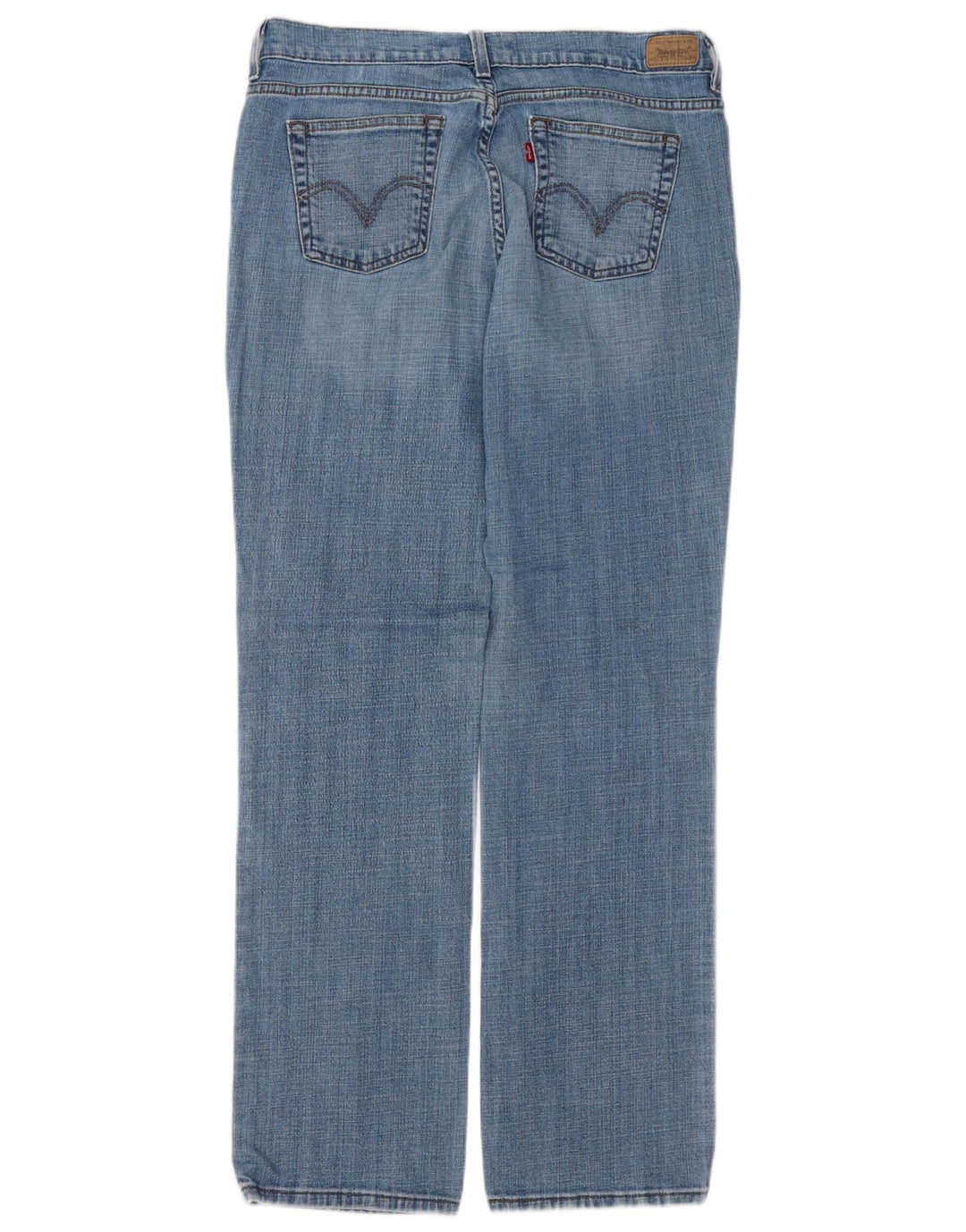 LEVI'S Blugi drepti 505 pentru femei US 12 mare W34 L34 bumbac albastru