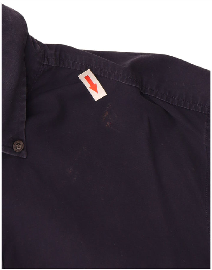 Cămașă BRIT pentru bărbați Burberry, bumbac mediu albastru bleumarin