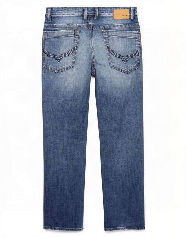 PEPE Jeans Mens Comfort Fit Straight W34 L32 Blue Bumbac