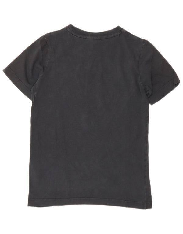 Tricou grafic Nike pentru băieți Top 8-9 ani mic bumbac negru