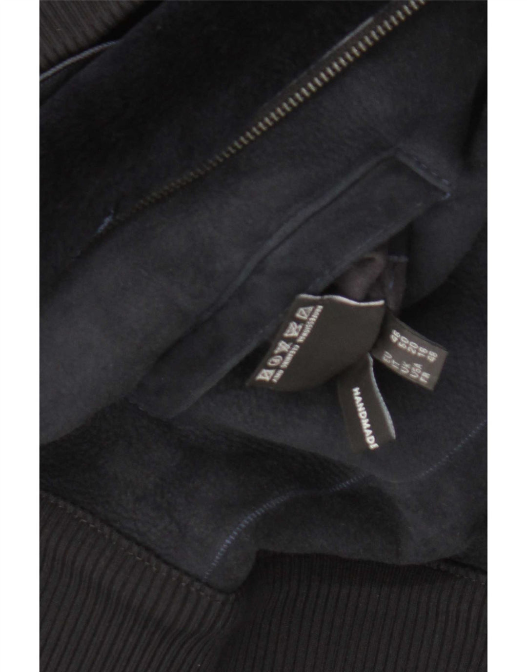 CPL1953 Jachetă Bomber din shearling pentru femei UK 20 2XL bleumarin din shearling