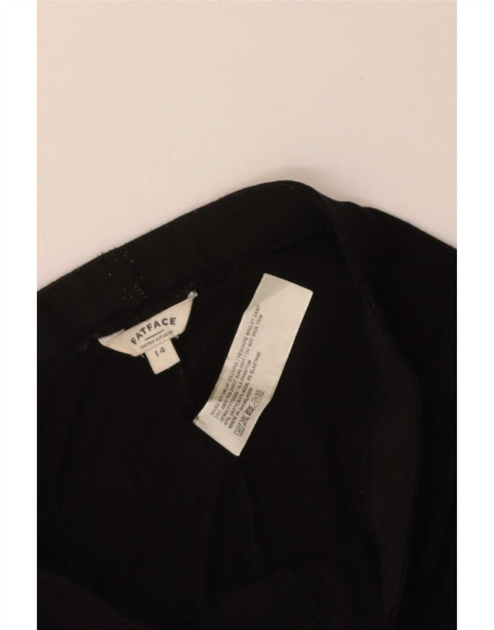 Leggings pentru femei Fat Face UK 14, bumbac mediu negru