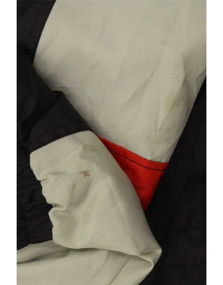 Jachetă de schi pentru bărbați, cu glugă, cu formă regulată, IT 54 2XL, negru, color block