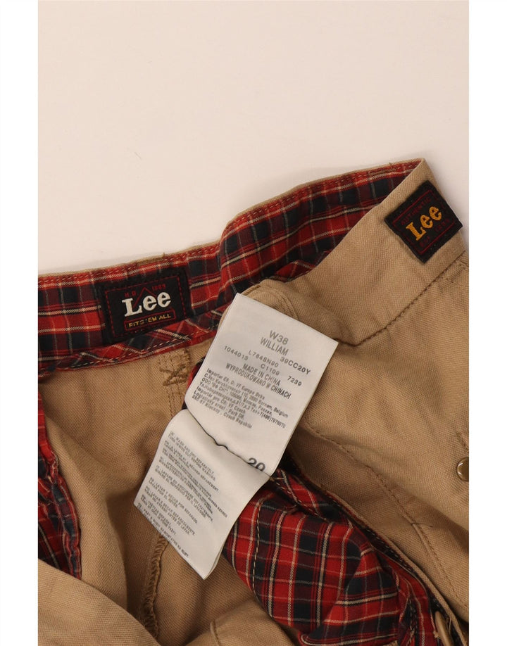 Pantaloni scurți chino pentru bărbați Lee W38 XL, bumbac bej