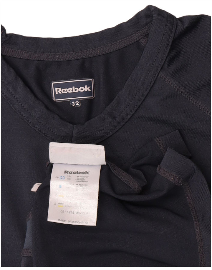 Tricou pentru băieți Reebok Top 11-12 ani, gri, poliester color bloc