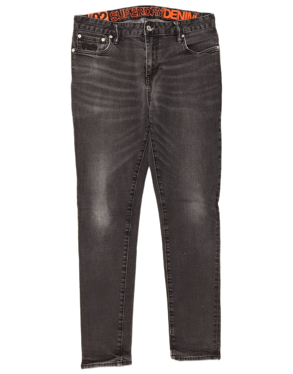 Blugi skinny pentru bărbați Superdry W34 L29 bumbac gri