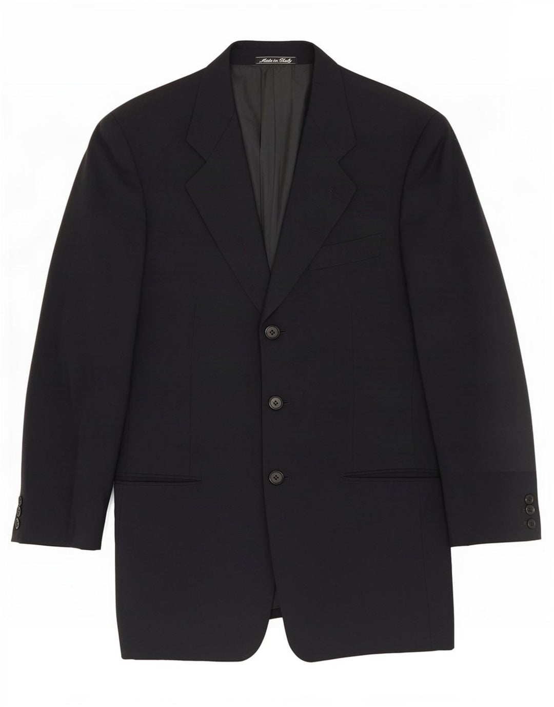 Blazer pentru bărbați Giorgio Armani cu 3 nasturi IT 46 Small Bleumarin