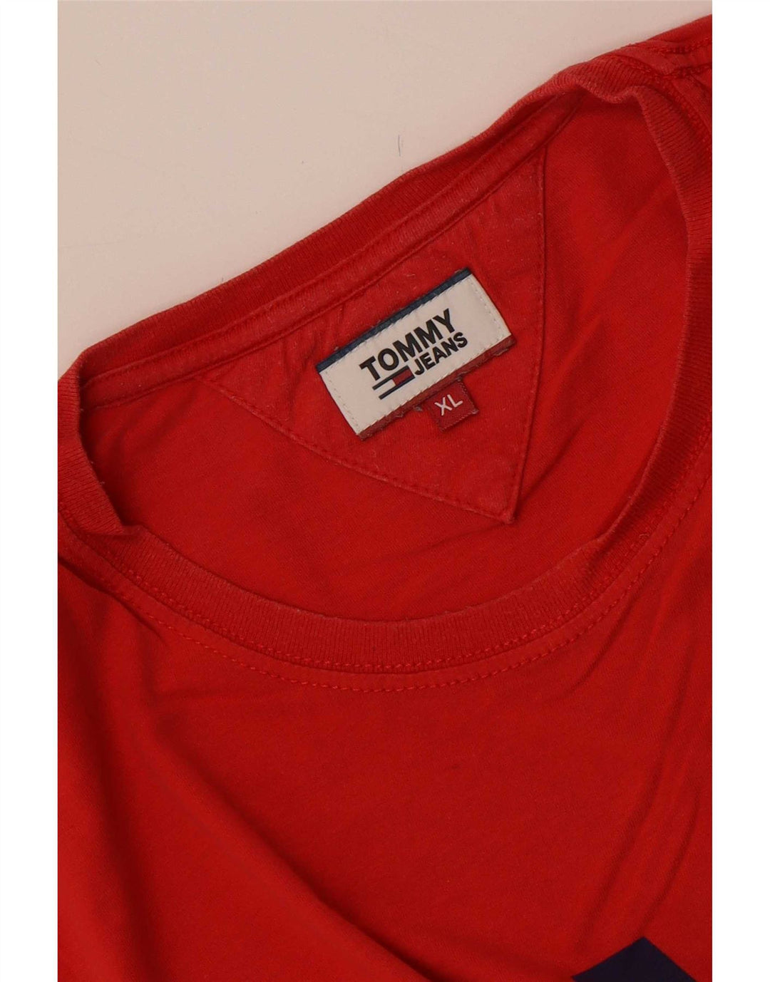 Tricou grafic pentru bărbați Tommy Hilfiger Top XL Roșu