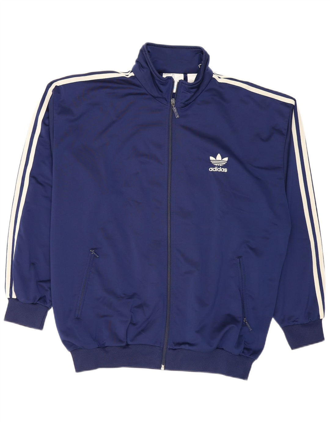 Jachetă de trening pentru bărbați ADIDAS UK 42/44 Poliester mare bleumarin