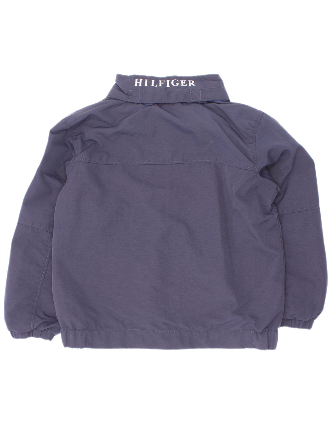 Jachetă bomber grafică Tommy Hilfiger pentru băieți, 3-4 ani, poliester bleumarin