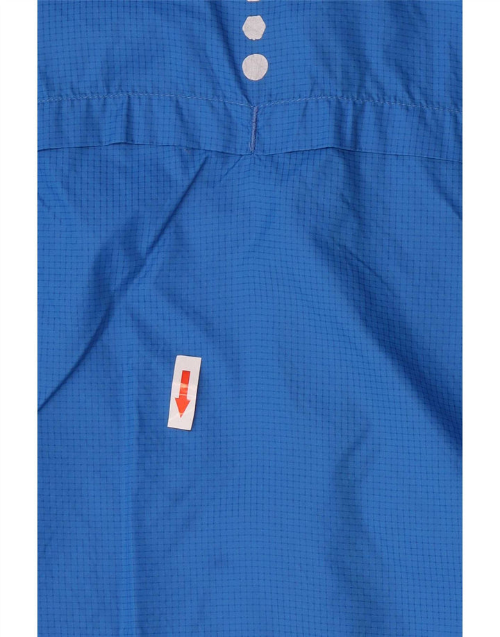 Jachetă de ploaie cu glugă Puma pentru bărbați UK 42 XL Blue Check Nylon