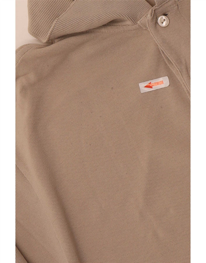Tricou polo Lacoste pentru bărbați mărimea 5 mare, bej, bumbac