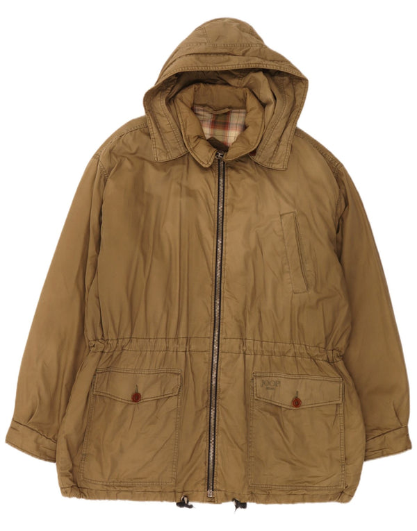 Jachetă parka cu glugă Joop pentru bărbați IT 54 2XL bumbac kaki
