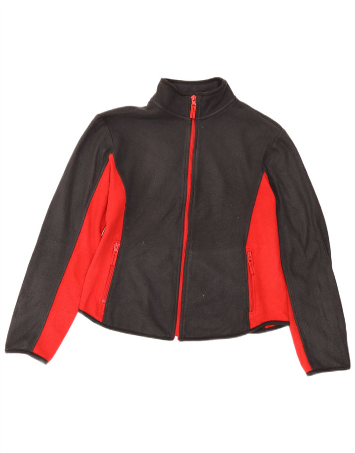 Jachetă fleece pentru femei Marks & Spencer UK 12 Medium Red Colorblock Poliester