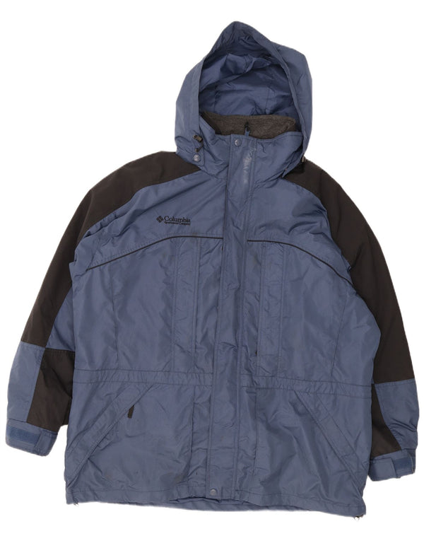 Jachetă Columbia pentru bărbați Interchange Windbreaker UK 42 XL Albastru Colorblock