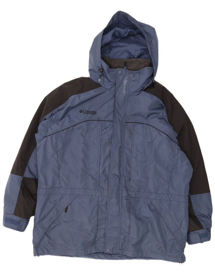 Jachetă Columbia pentru bărbați Interchange Windbreaker UK 42 XL Albastru Colorblock