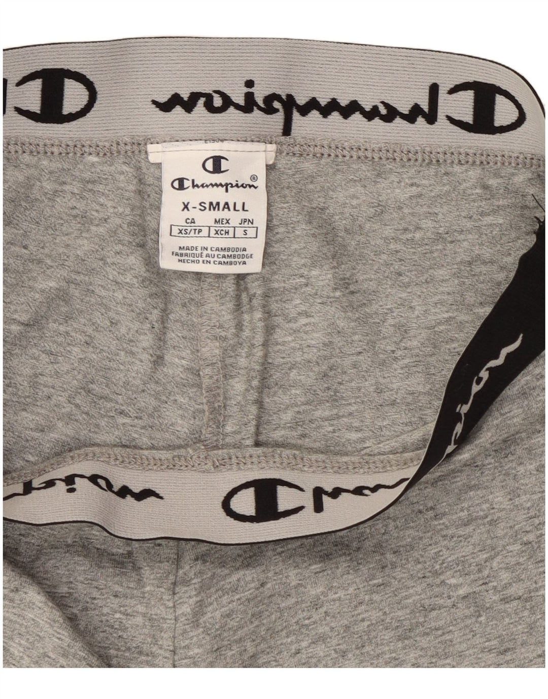 Leggings cu grafic pentru femei Champion UK 4 XS, gri pete