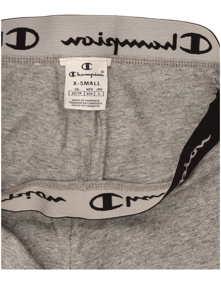 Leggings cu grafic pentru femei Champion UK 4 XS, gri pete