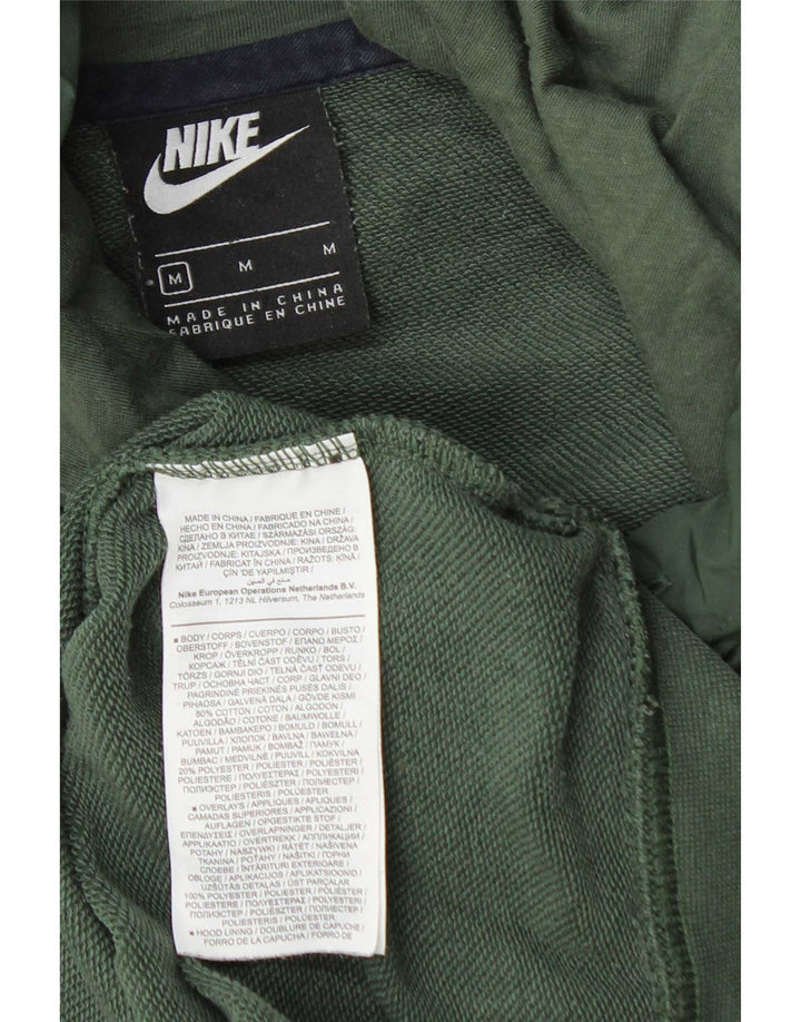 Pulover Nike Grafic pentru bărbați, bumbac verde mediu