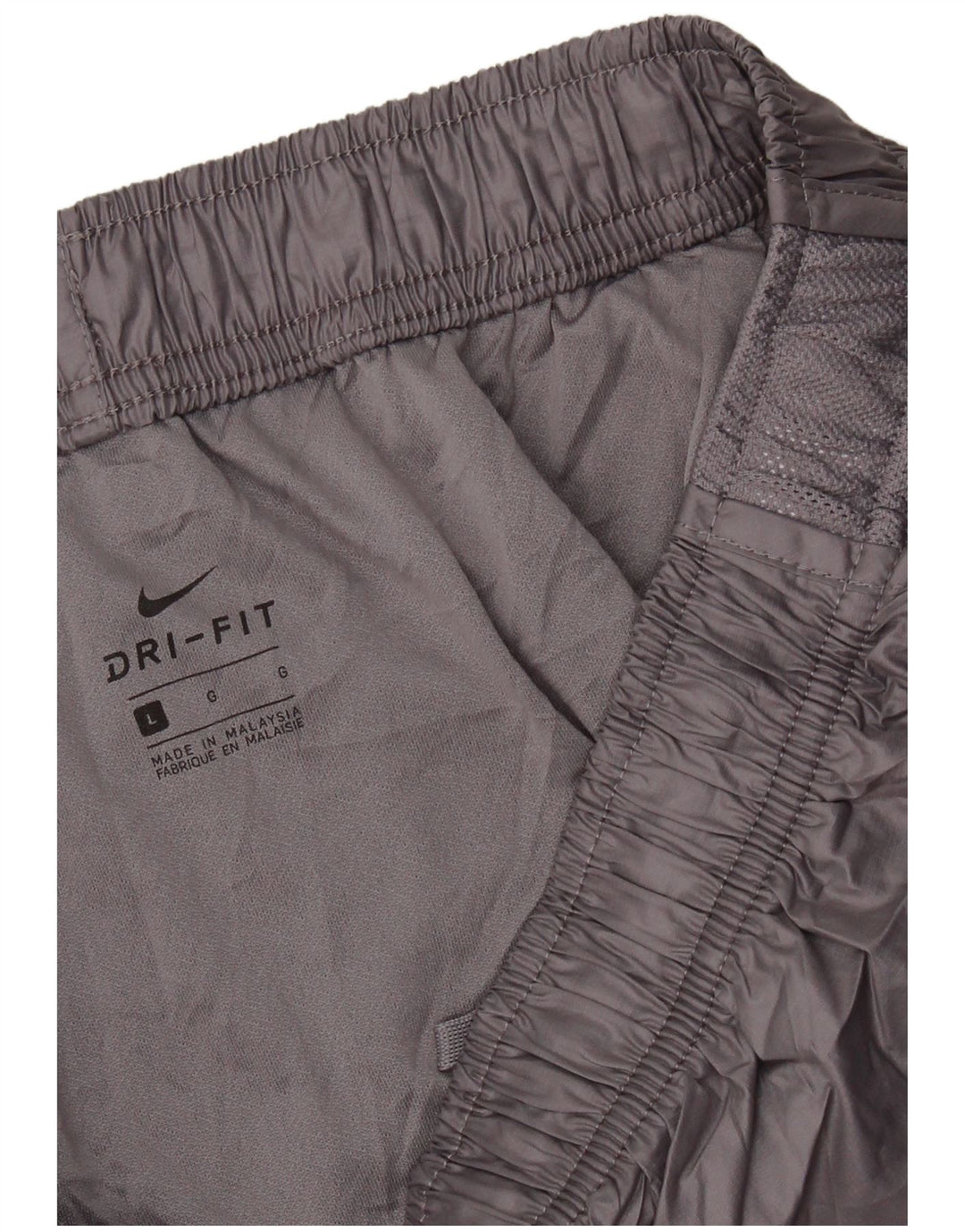 Pantaloni scurti sport NIKE Dri Fit pentru femei UK 14, mari, gri