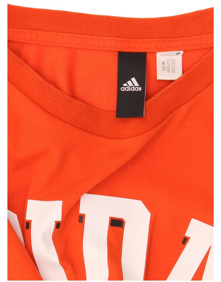 Tricou grafic pentru bărbați Adidas Top mare portocaliu