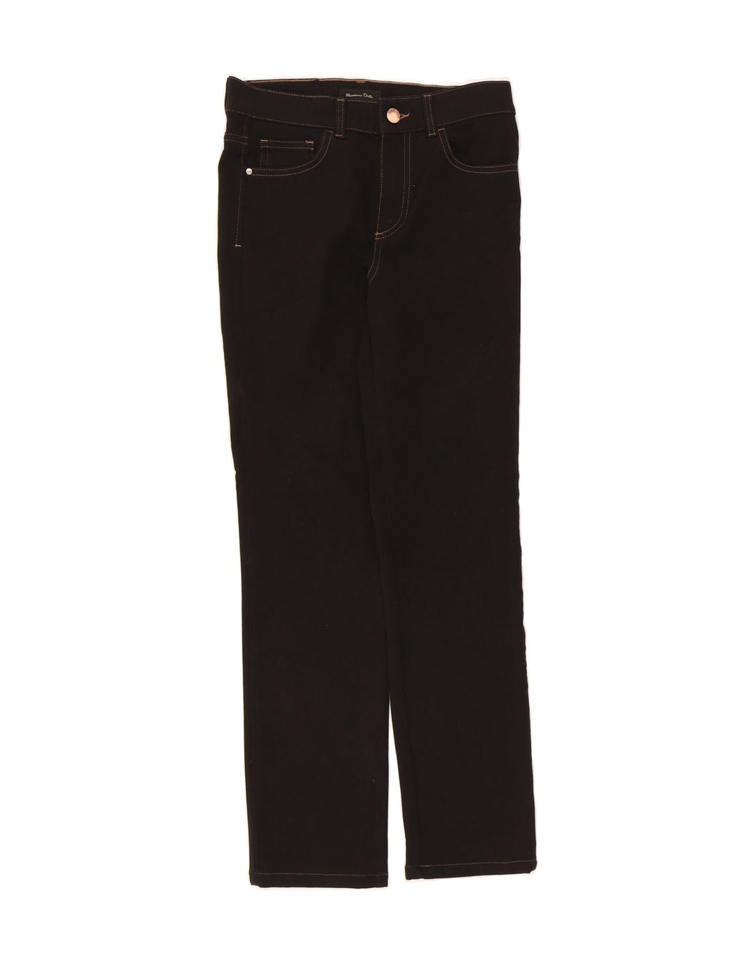 MASSIMO DUTTI Womens Straight Jeans EU 36 XS W26 L27 Black Vintage Massimo Dutti and Second-Hand Massimo Dutti from Messina Hembry 
