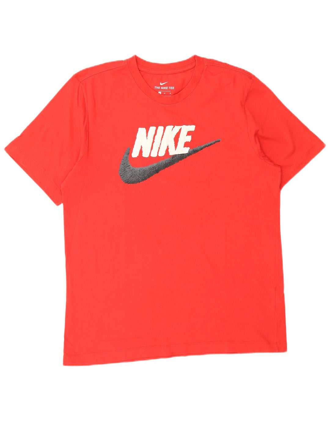 Tricou grafic pentru bărbați NIKE Top din bumbac roșu mediu