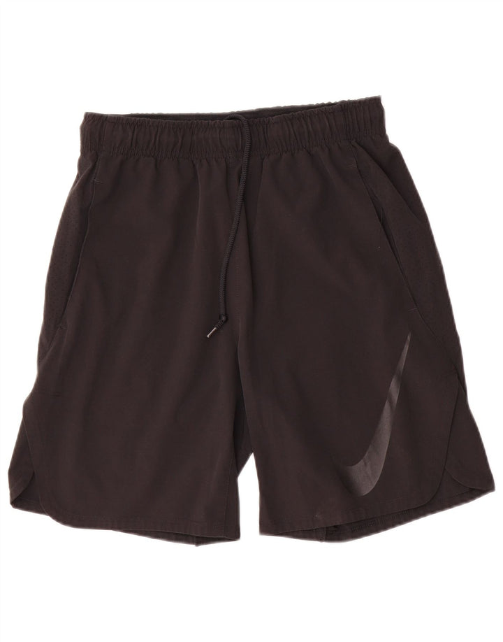 Pantaloni scurți sport Nike Dri Fit Graphic pentru bărbați, poliester negru mic
