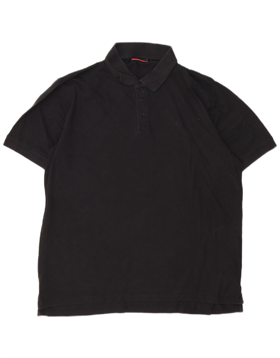 Cămașă polo Pierre Cardin pentru bărbați, mare, negru, bumbac
