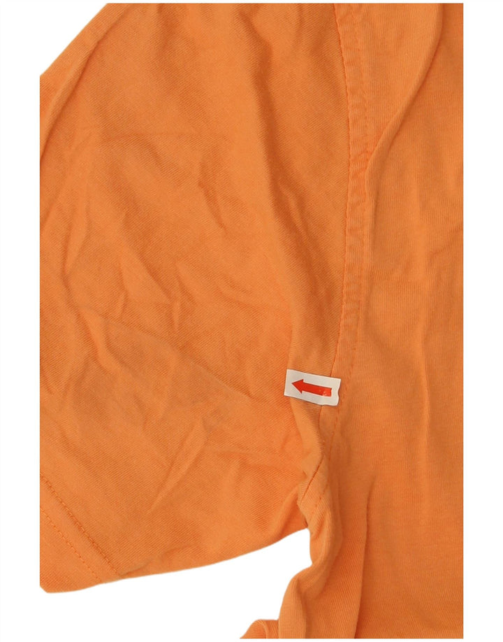 Izod Bărbați Tricou Top Mare Portocaliu Bumbac