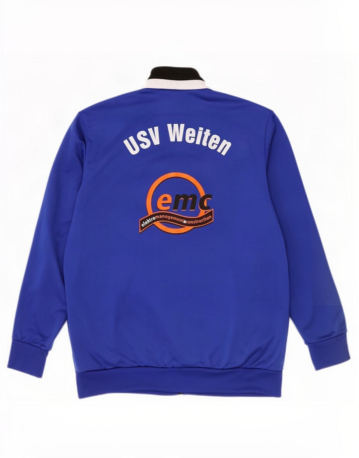 Jachetă de top pentru trening pentru bărbați Adidas, XL, albastru, poliester color bloc