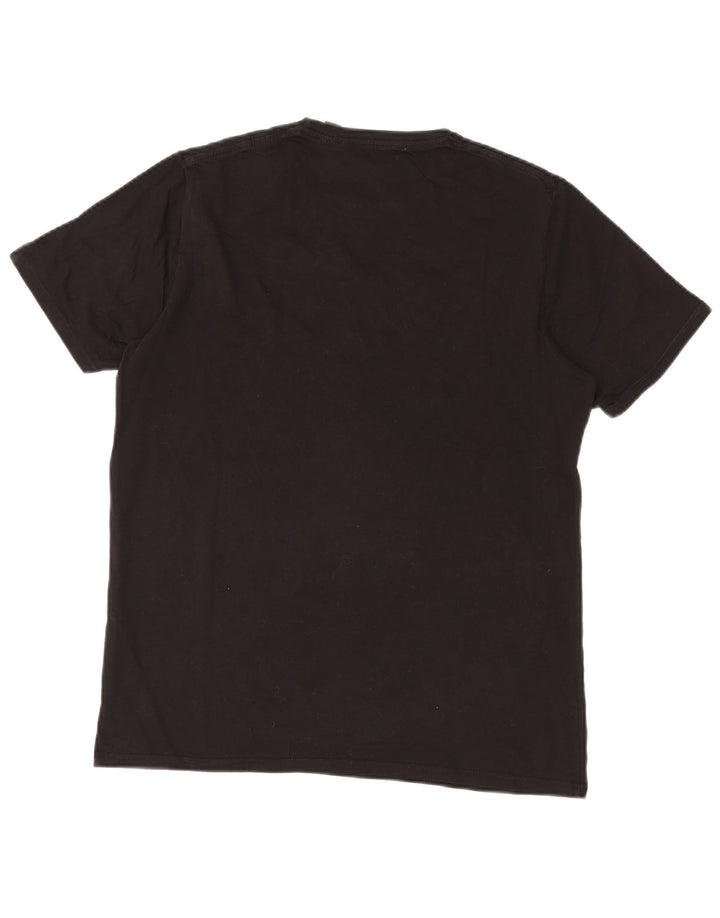 O'Neill Tricou grafic pentru bărbați Top mediu din bumbac negru