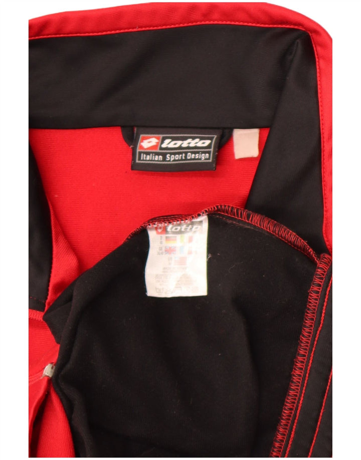 Jachetă de trening grafică pentru bărbați Lotto UK 38/40 Medium Red Colorblock