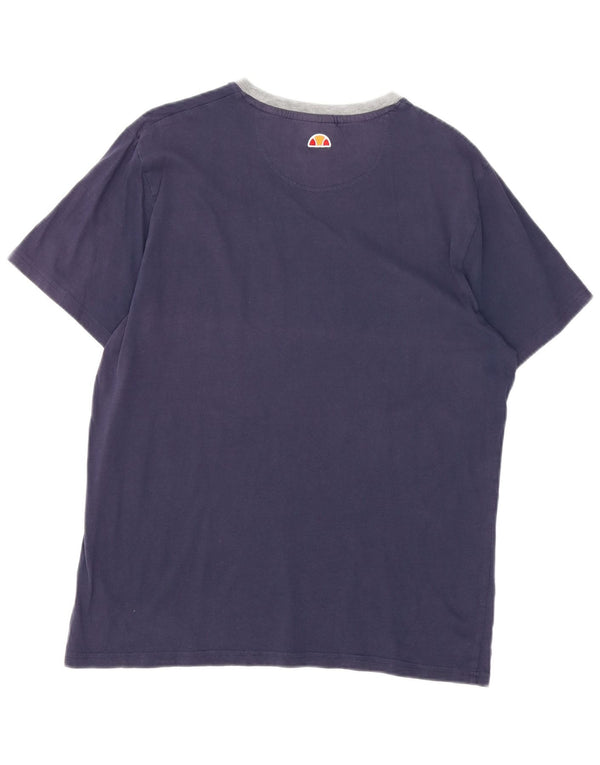 Tricou grafic pentru bărbați Ellesse Top XL Bumbac bleumarin