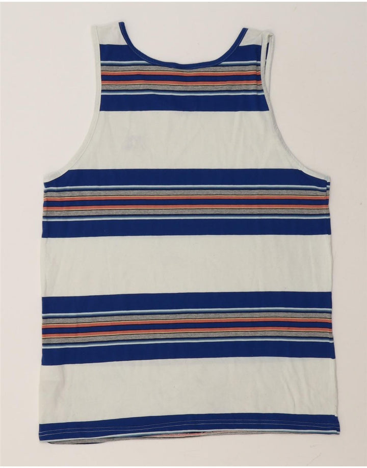 Vestă Quiksilver pentru bărbați, mare, alb, din bumbac color bloc
