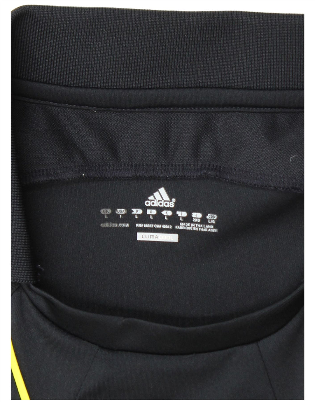 Tricou polo ADIDAS Climacool pentru bărbați, mare, negru, din poliester