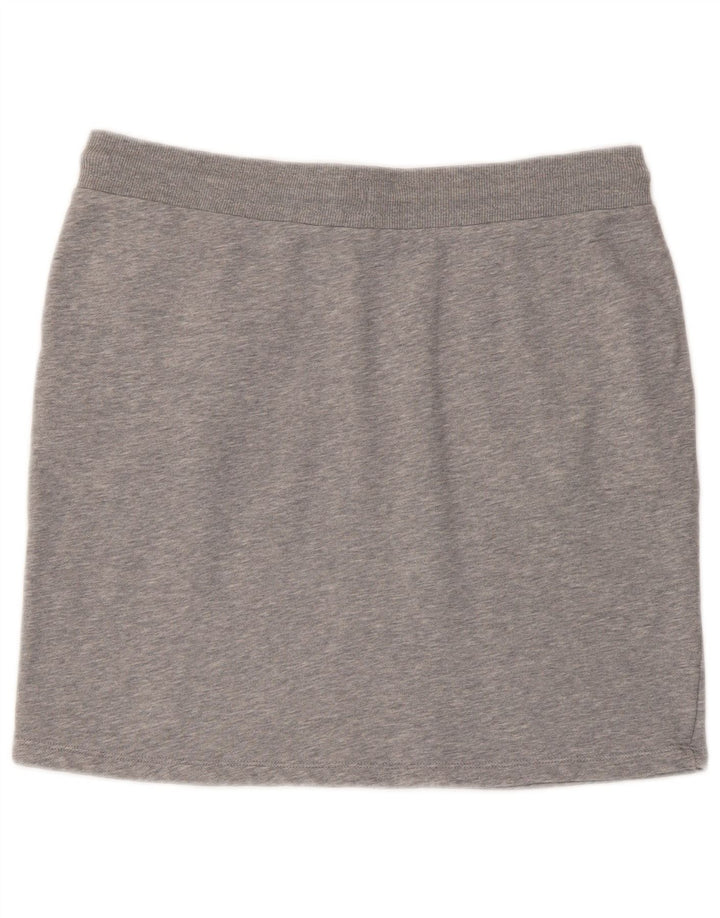 Fusta mini pentru femei Gant UK 18 XL bumbac gri