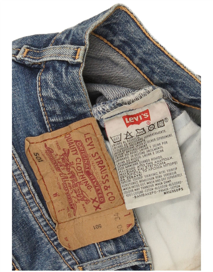 Blugi drepti 501 pentru femei Levi's W30 L30 bumbac albastru