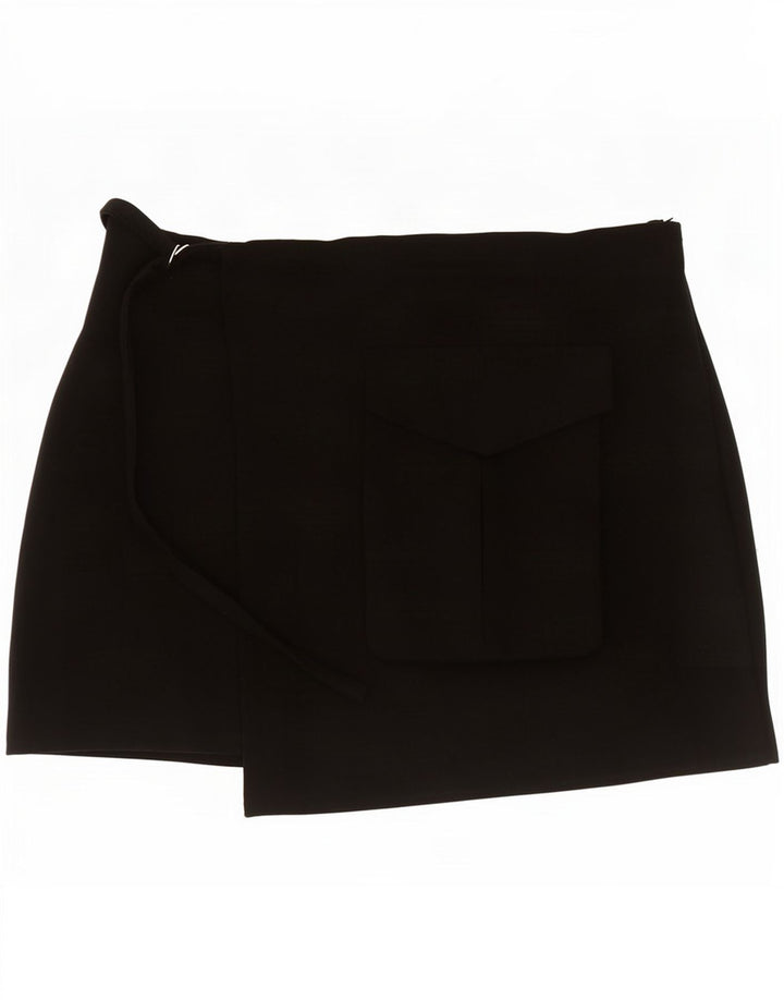 Pantaloni scurți casual pentru femei Zara, mari W30, poliester negru