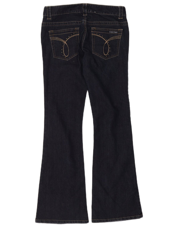 Blugi evazați pentru femei Calvin Klein US 6 Medium W30 L32 Bumbac bleumarin