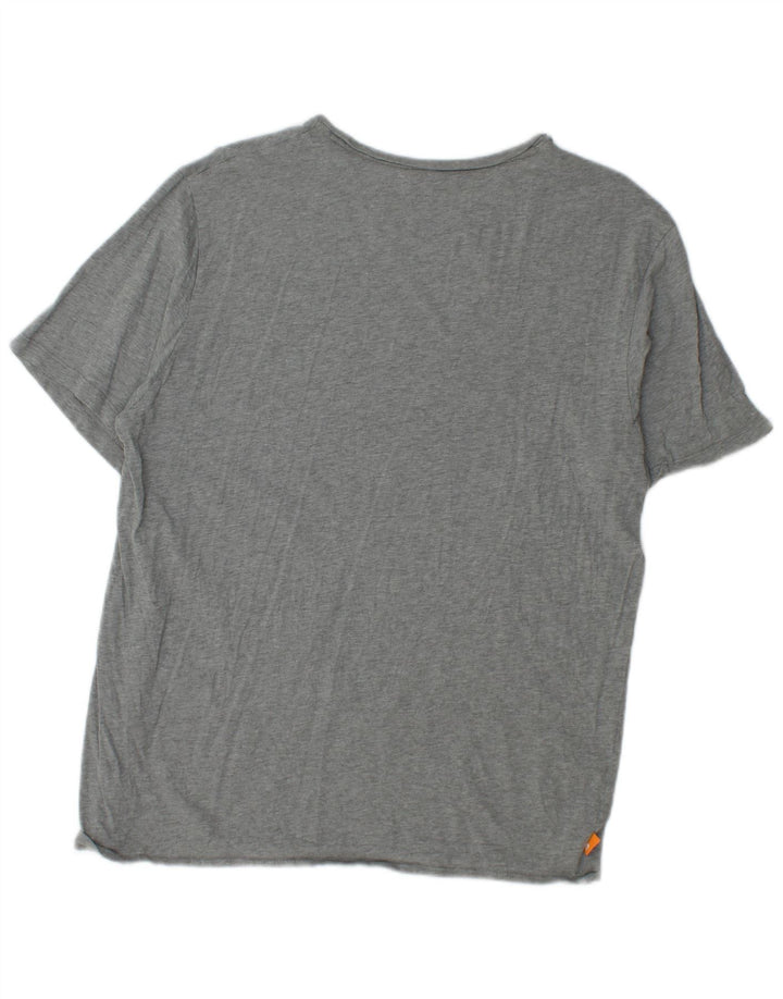 Tricou grafic Timberland pentru bărbați, cu croială normală, XL, gri