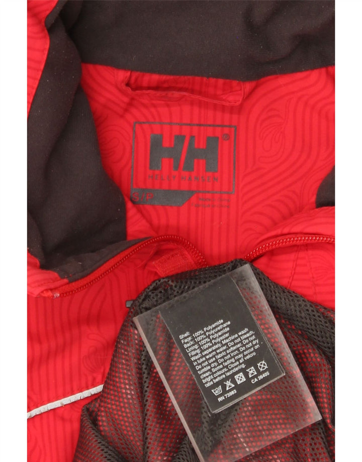 Jachetă de ploaie cu glugă pentru bărbați Helly Hansen UK 36 Poliamidă roșie mică