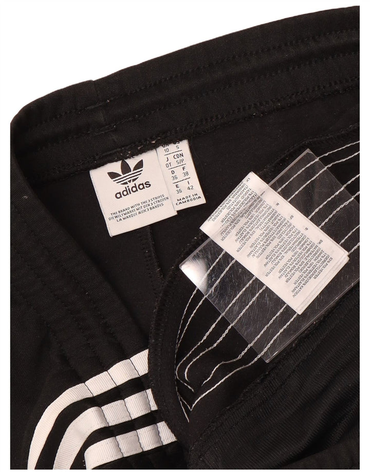 Pantaloni de trening Adidas pentru femei UK 10 Poliester negru mic