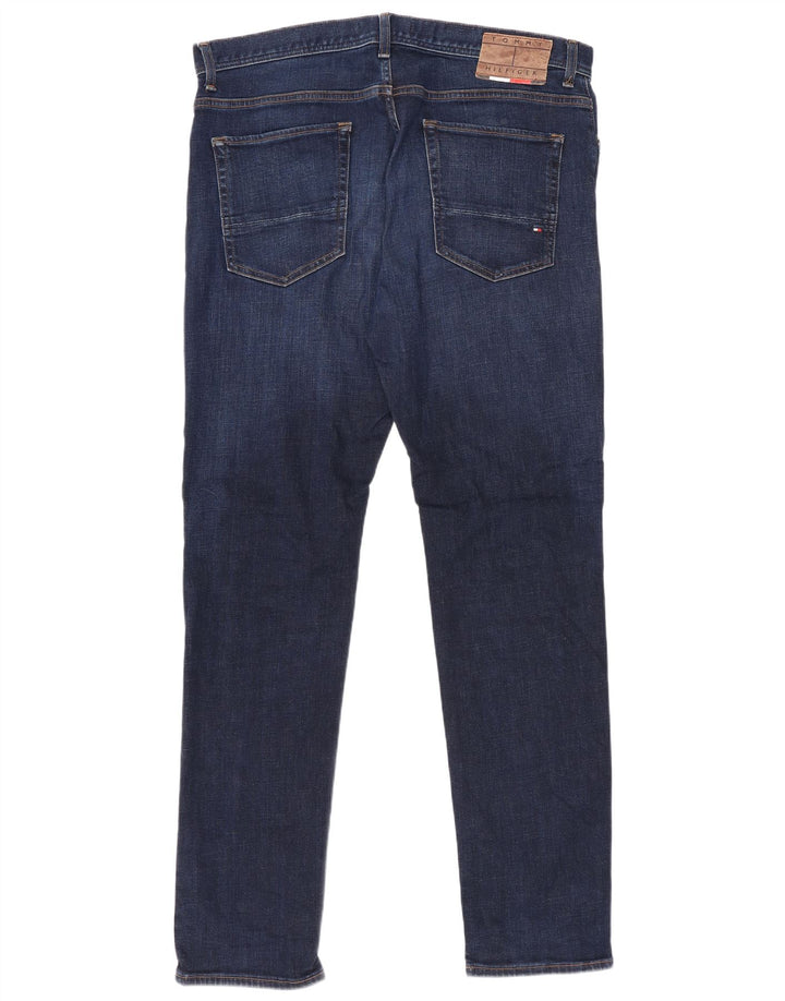 Blugi slim pentru bărbați Tommy Hilfiger W36 L32 bumbac bleumarin