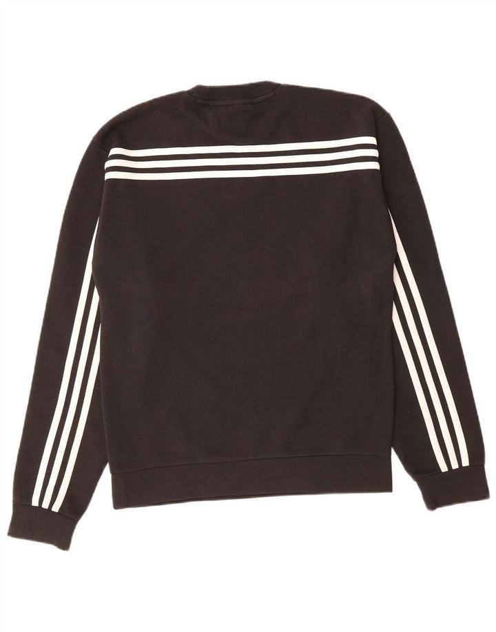 ADIDAS Mens Sweatshirt Jumper XS Black Cotton