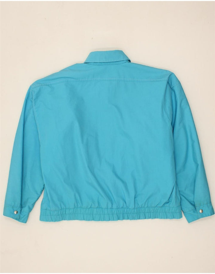 TREND Womens Bomber Jacket UK 16 Large Blue Vintage Trend and Second-Hand Trend from Messina Hembry 