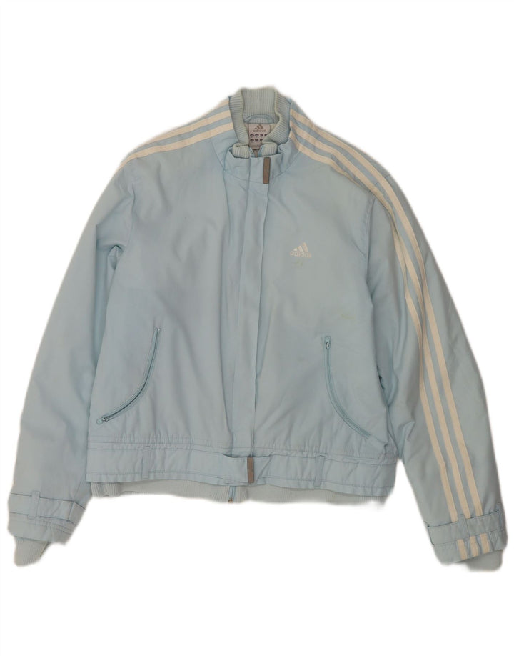 Bomber pentru femei Adidas UK 10 Small Blue Poliester