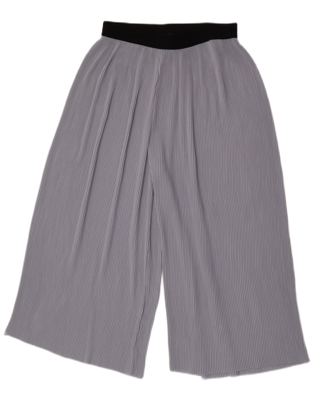 Pantaloni Capri Cullotes pentru femei Zara Medium W28 L21 Blue Colorblock