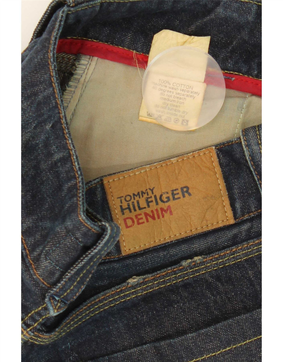 Blugi drepti pentru femei Tommy Hilfiger W27 L34 Bumbac albastru