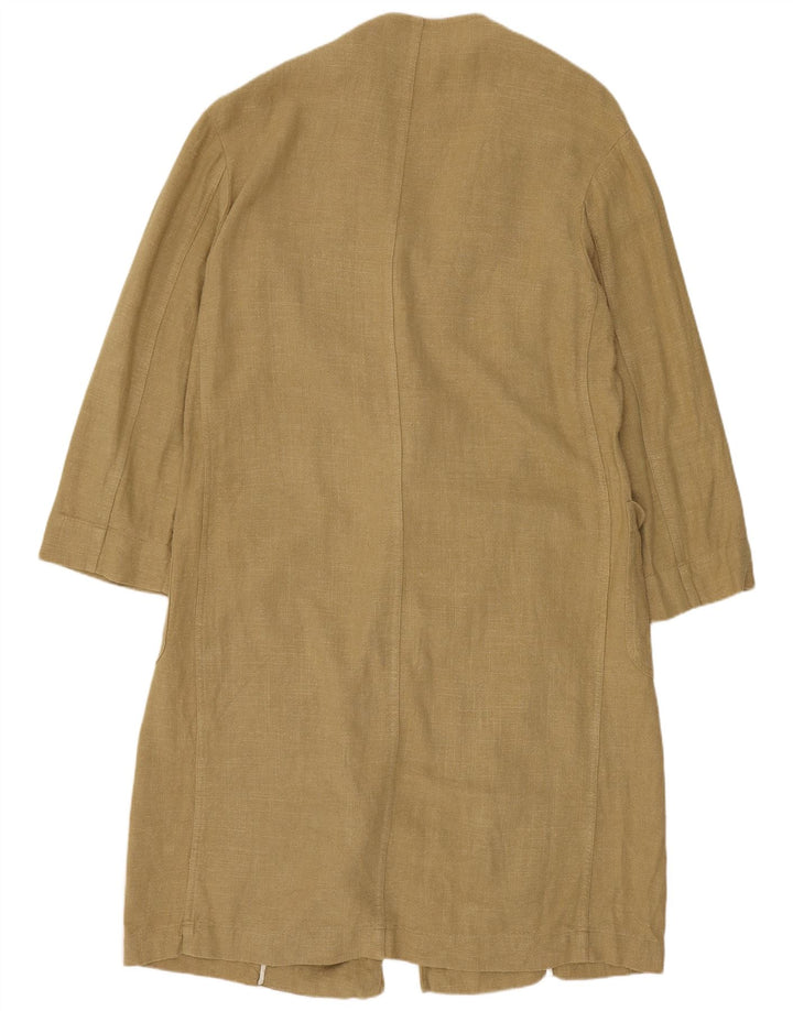 Trench supradimensionat pentru femei Zara UK 6 XS Kaki Viscoza